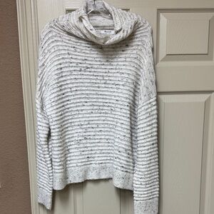 Madewell multi colored cowl neck sweater